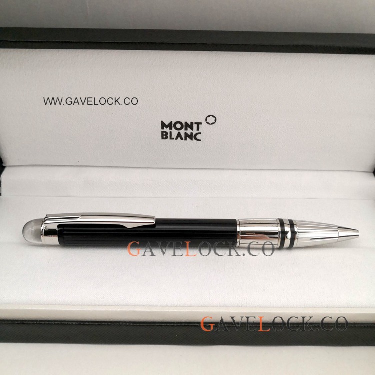 Replica Cheap Montblanc Pens Starwalker Doue Ballpoint Pen Vertical lines